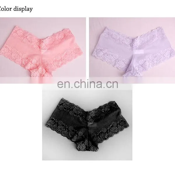 China Supplier Comfortable Sexy Lace Women Panies photo-2