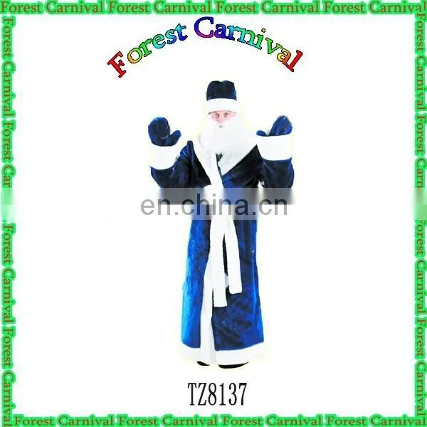 TZ8137 Plus Size Blue Adult Men Christmas Costumes Manufacturer 165-180cm