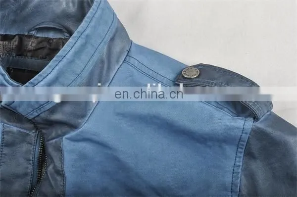 2017 High Quality Men Leather Jacket Price photo-6