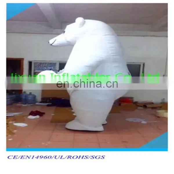 Wedding Mascot Inflatable Ice Bear Costume photo-3