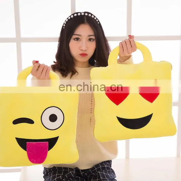 Square Type Plush Emoji Pillow Summer Quilt Plus Sofa Cushion photo-2