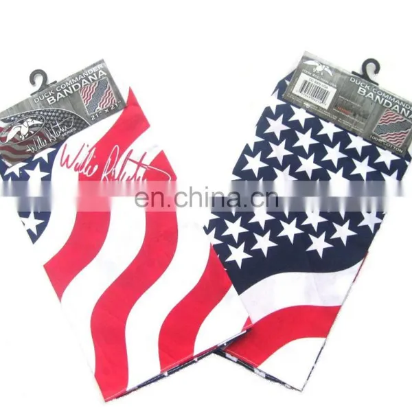 The Flag of the United States ,The Stars and Stripes,100% Cotton Bandana