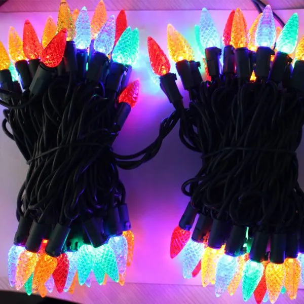 LED C6 String Light LED Light 100 LED 10m UL/CSA Certification Christmas Light Manufacturer Environmental Light