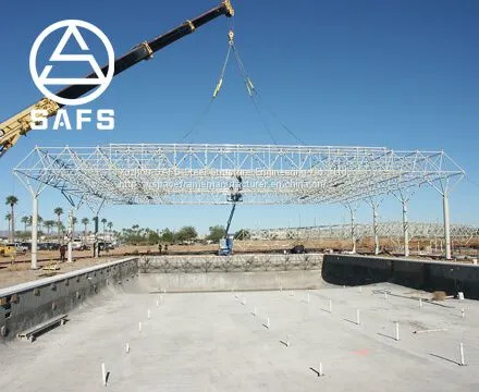 Swimming Pool Roof Cover Space Frame photo-2