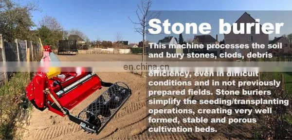 Agriculture Rotavator Machine 3 Point Linkage Rotary Tiller for Tractor Stone Burier Rotavator Machine With CE Certificate photo-7