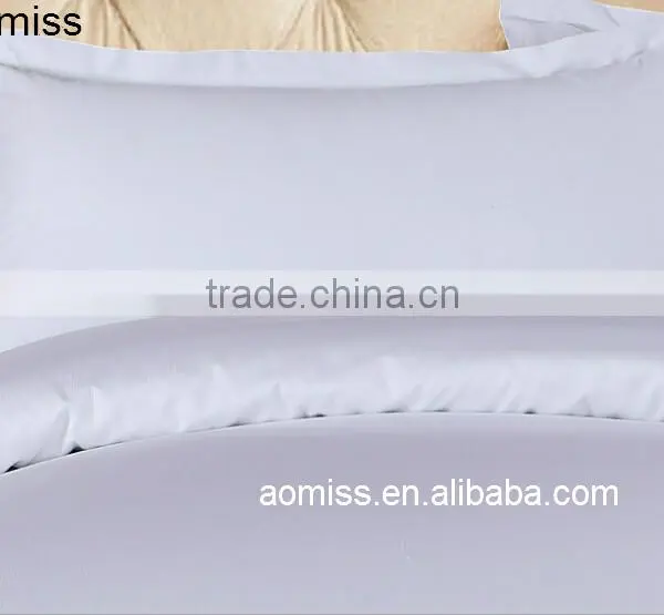 100% Egyption Cotton Plain White Hotel Bed Sheets photo-2