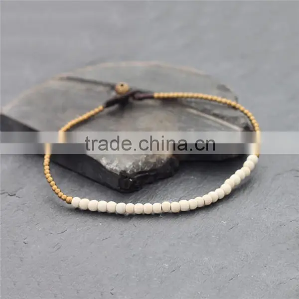 Wax Cord Bracelets Jewelry of Beads Tredn 2016 XE09-0183 photo-2