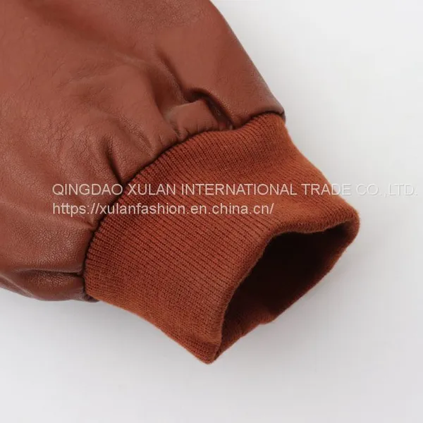 HOT SALE 2021 NEW FASHION LADIES FAUX ECO PU LEATHER LEISURE JACKET photo-4