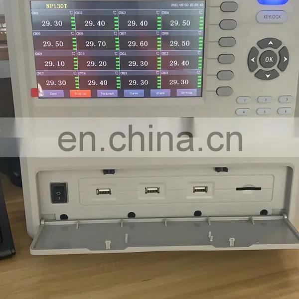 High Quality 16 Channel LCD Display Paperless Recorder / Chart Recorder / Temperature Recorder photo-5