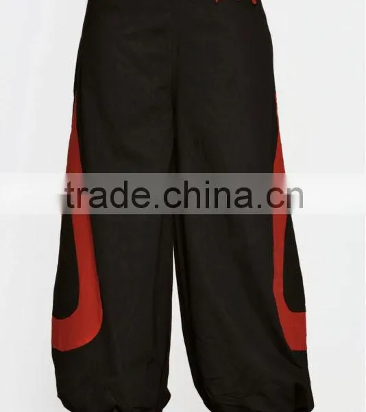 Indian Men Women Unisex Multi Color Cotton Alladin Harem Pants With Stylish Pockets Trouser