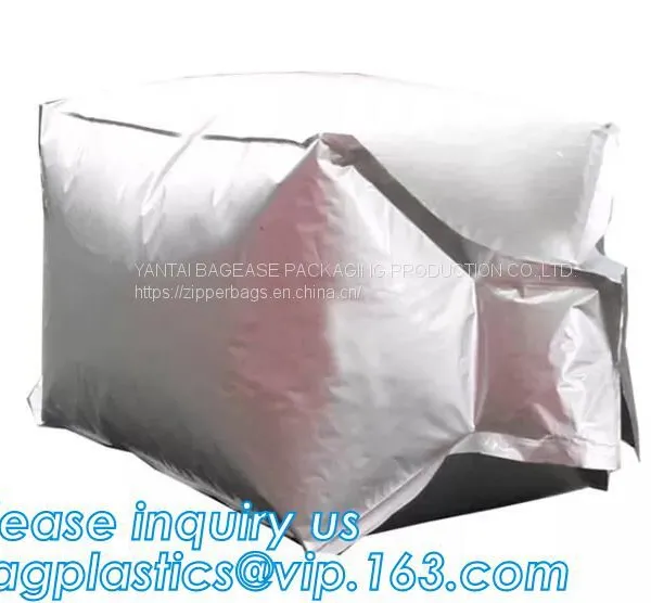 Large Vacuum Aluminum Foil Cubic Packing Machine Bag Big Three Dimension Jumbo Bags 1000kg 1.5 Ton photo-3
