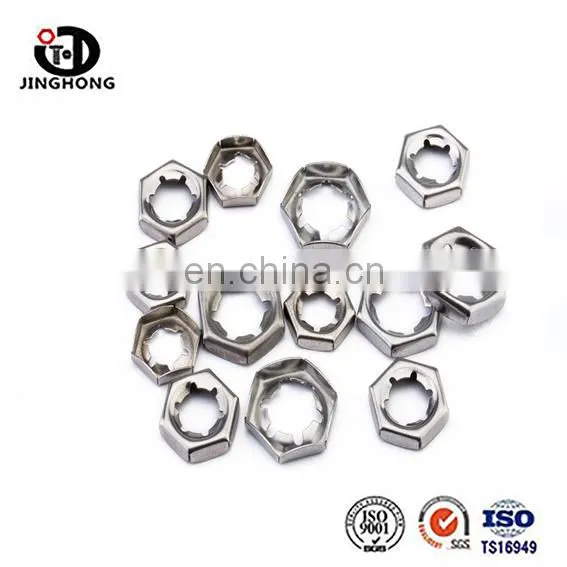 High Tensile DIN7967 Stainless Steel Tight Pal Nuts Plain Self Locking Counter Nuts photo-3