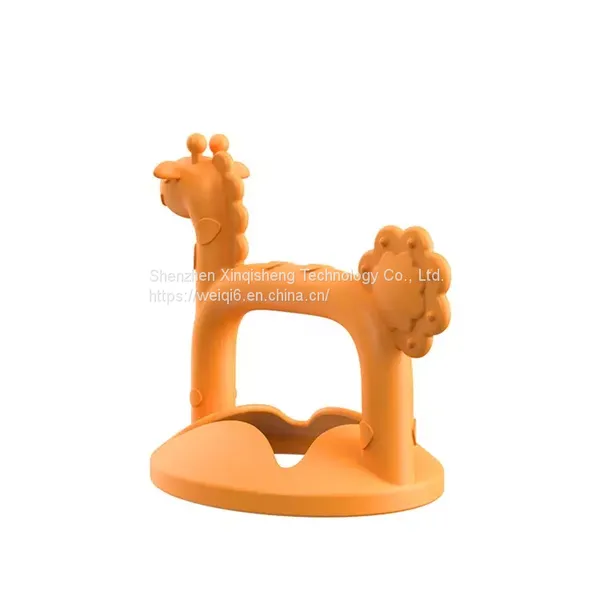 OEM High Quality New Silicone Teether Organic Baby Teethers Toy Teething Chewing Sensory Training Soothing photo-2