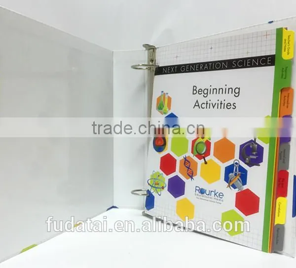 FDT Customized Paper File Folder Made From Paper Cardboard Metal Ring Binder photo-3
