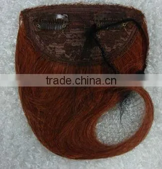 100%Human Hair Bang With Clips