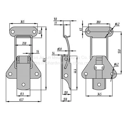 Cabinet Toggle Latch Lock, Toggle Catch,machine Catch Lock Stainless Steel Durable Toggle Latch photo-4