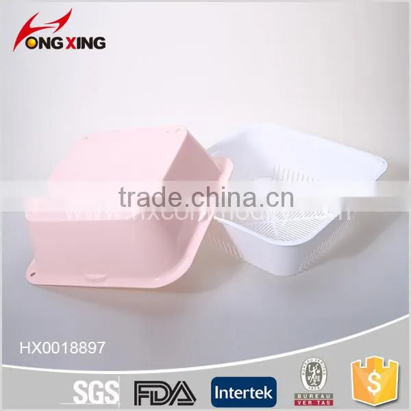 BPA Free Container Kitchen Plastic Colander With Tray photo-4