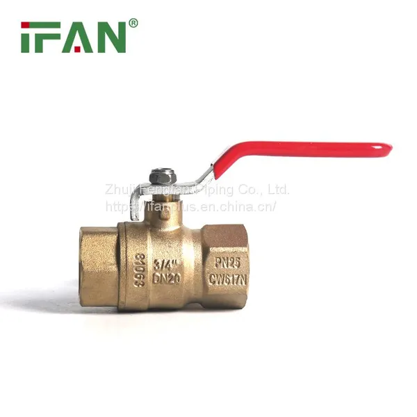 IFAN Full Size 81063 Brass Body Ball Valve Brass Female Ball Valve for Water photo-2