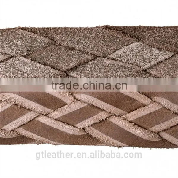 Genuine Cow Suede Leather for Suede Belt photo-6
