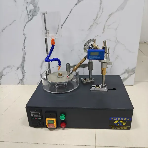 750W Permanent Magnet Motor Gem Grinding & Polishing Machine / Jewelry Faceting Equipment for Ring Gemstone Shaping. photo-4
