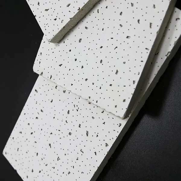 White Color Armstrong Ceiling Fine Fissured Mineral Fiber Ceiling Tile 2x2 2x4 For School photo-3