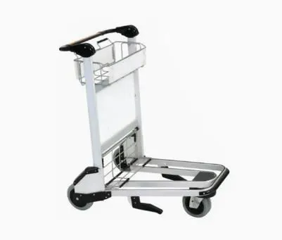 Popular Aluminium Alloy Airport Trolley With Three Wheels