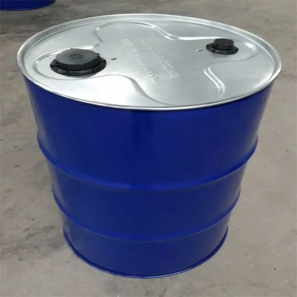 Wan Shuo Production Appearance Painting 200 Liters Galvanized Barrel Second-hand Lubricating Oil Barrel Black 200L Paint Barrel. photo-2