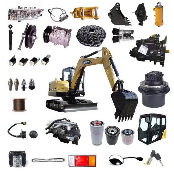 Sany Original Rotary Motor Assembly for SY135 SY155 SY235 Excavator Hydraulic Swing System photo-6