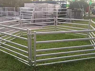 Horse Fence Panels Circular Tube Livestock Cattle Panels Horse Corral Panels Easily Assembled Sheep and Goat Farm photo-3
