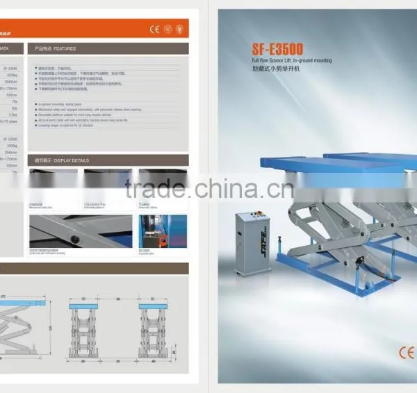 SF-G3500 Long Platform Scissor Lift, Car Scissor Lift, Car Lift photo-3