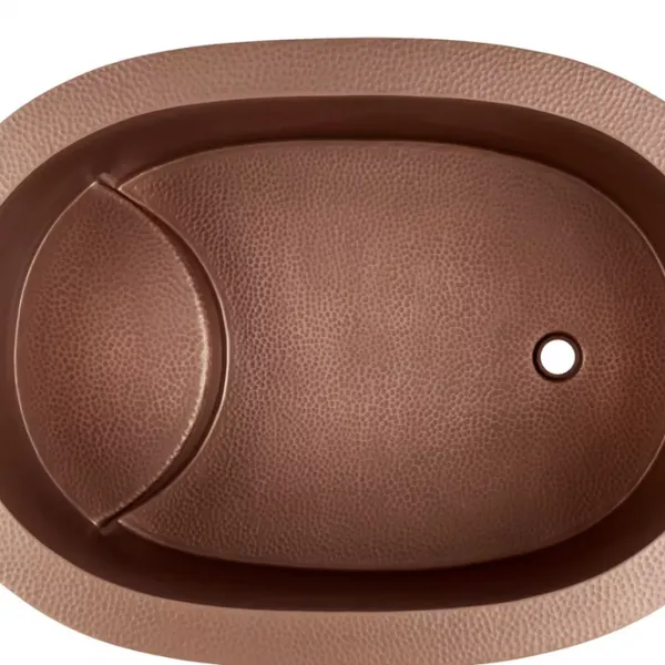 Handmade Pure Copper Bathtubs, Factory Direct Supply, Multiple Types, Customizable Bathtubs photo-2
