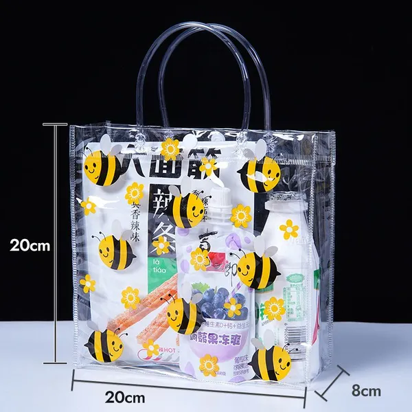 Durable Pvc Transparent Bag With Handle photo-4