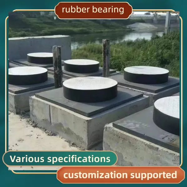 Anti Vibration Rubber Bridge Support Wear Resistant Elastomeric Bridge Rubber Bearing for Bridge Construction photo-2