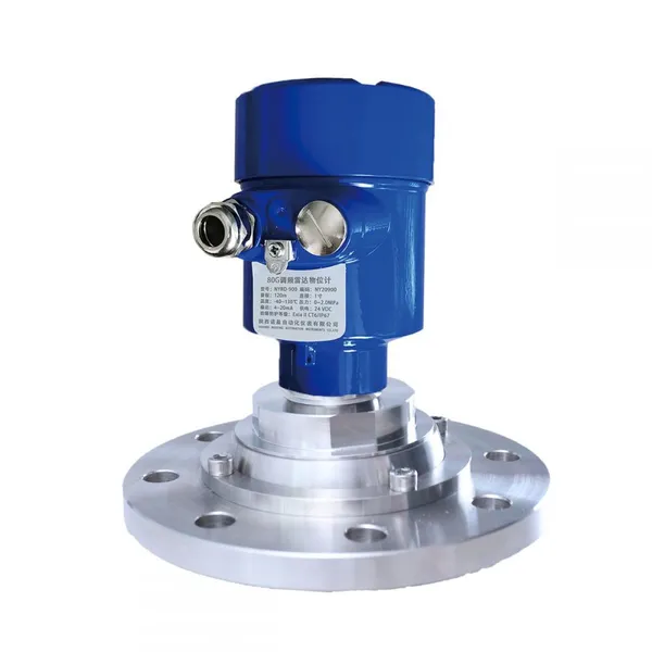 High-Precision 80G Radar Level Transmitter With Universal Flange Connection for Tank Level Measurement System