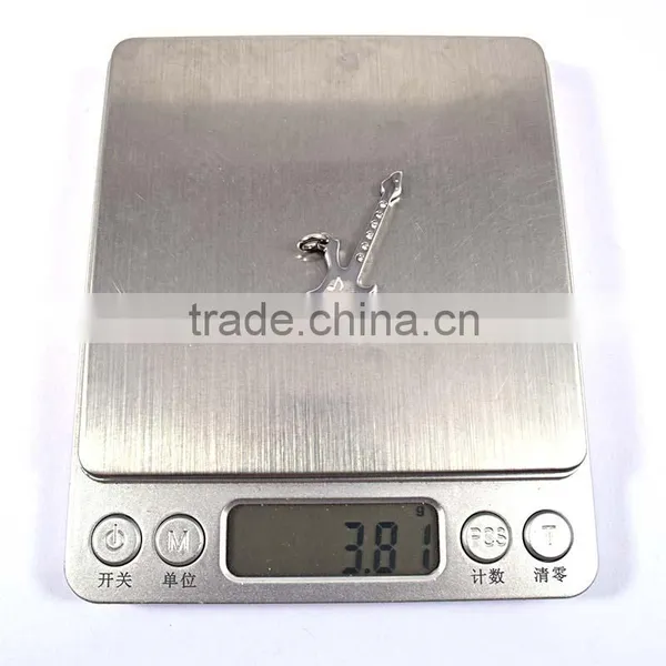 Fashion Music Note Pendant Necklace Silver Jewelry Guitar Pendant photo-6
