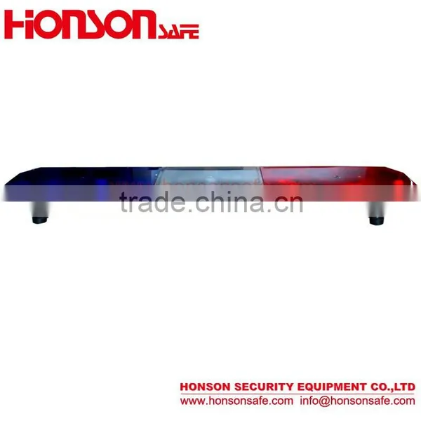 Low-profile LED Warning Flashing Vehicle Lightbar With 100W Siren Speaker HS4120 Quality Choice photo-2