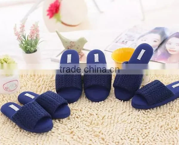Hot Selling 2015 Terry Towelling Fish Mouth Slippers Simple Design Indoor Slippers photo-2