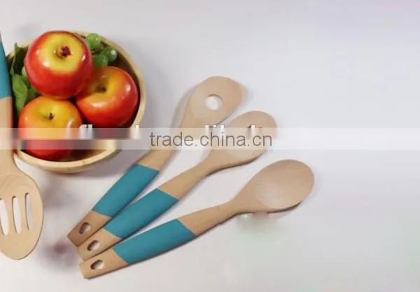 China Manufacturer unique Wooden cooking utensil set