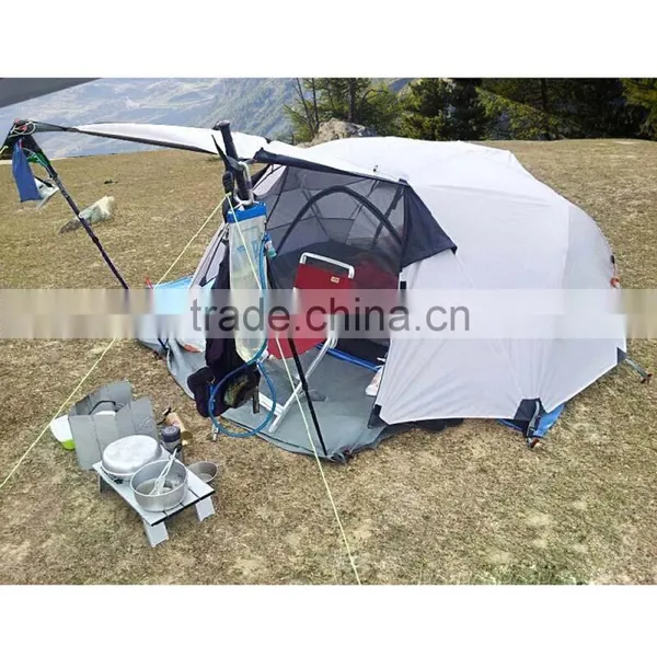 New Product Double Pole Outdoor Camping Tent Space Spring Up Sunshade Tent photo-3