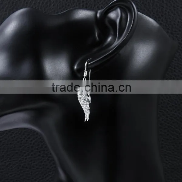 2015 Charming Feather Shape Fashion Gold Earring Designs New Model Earrings photo-6