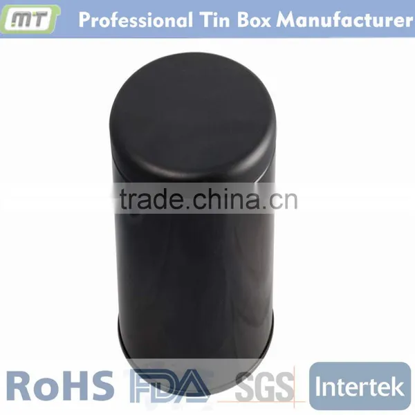 Round Empty Coffee Can With Insert Lid photo-3