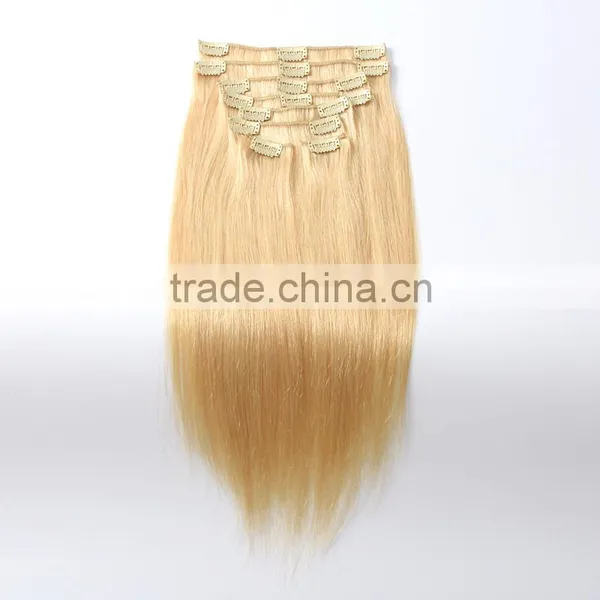 Cheaper Remy Human Hair Clip In Hair Extensin, Stocks High Quality Clip In Hair Extension photo-3