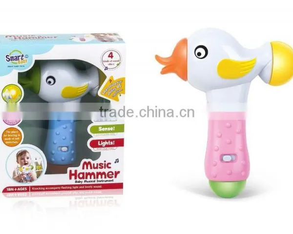 Best Selling Education Toy Light&music Plastic Hammer Musical Instrument Toys for Kids photo-3