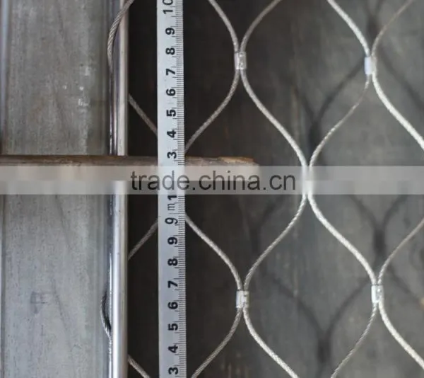 ss Animal Enclosure Rope Mesh/stainless Steel Wire Rope Mesh Net photo-4