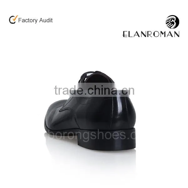 Fashion New Arrived Leather Black Dress Shoes Men photo-3