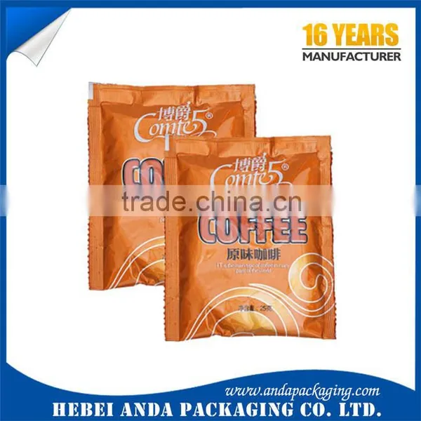 Aluminum Coffee Bag/small Coffee Packing Stick Plastic Film Rolls/mini Coffee Packing Sachet Supplier's Choice photo-4