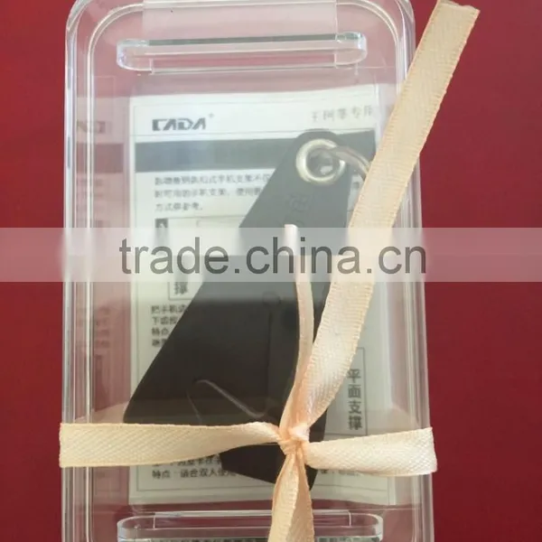 Exclusive Custom Gift Mobile Phone Genuine Leather Stand With Key Ring photo-4
