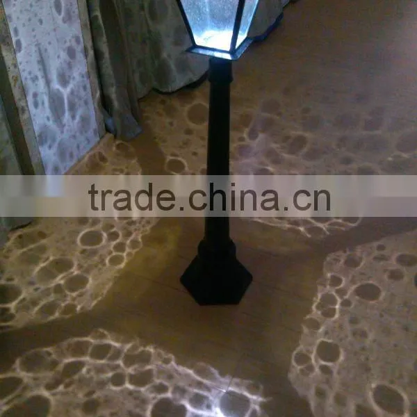 Outdoor Black Solar LED Post Lamp photo-2