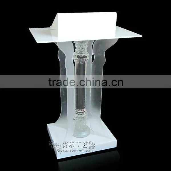 Modern Clear Color Acrylic Church Speech Podium photo-5