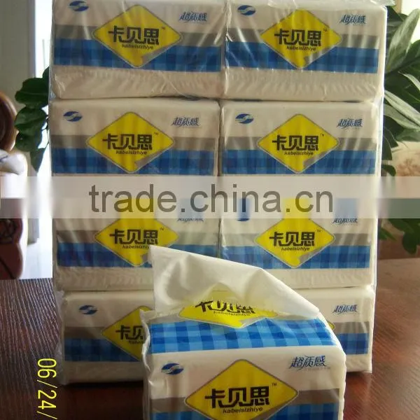 100%virgin Wood Pulp Cub Box Facial Tissue Can Customized photo-4